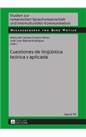 Cuestiones de lingueística teórica y aplicada