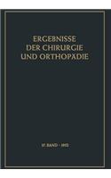 Ergebnisse Der Chirurgie Und Orthopädie