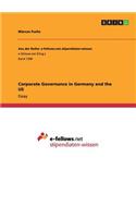 Corporate Governance in Germany and the US