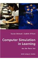 Computer Simulation in Learning