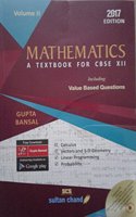 SULTAN CHAND Mathematics A Text Book for CBSE XII Volume II 2017