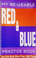 My Reusable Red and Blue Line Writing Book
