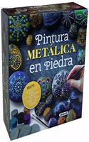 Pintura metalica en piedra