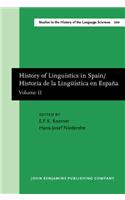 History of Linguistics in Spain/Historia de la Linguistica en Espana