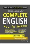 English Lessons Now! Complete English For Beginners Lesson 1 - 10 Serbian Edition