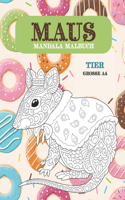 Mandala Malbuch - Grosse A4 - Tier - Maus