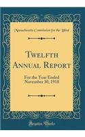 Twelfth Annual Report: For the Year Ended November 30, 1918 (Classic Reprint)