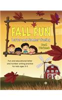 Fall Fun Letter and Number Tracing