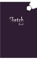 Sketchbook, Premium, Uncoated (75 gsm) Paper, Purple Cover