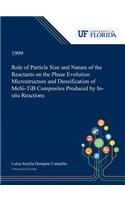 Role of Particle Size and Nature of the Reactants on the Phase Evolution Microstructure and Densification of MoSi2-TiB2 Composites Produced by In-situ Reactions