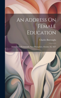 Address On Female Education