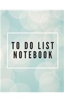 To Do List Notebook: (To Do List Notebook)