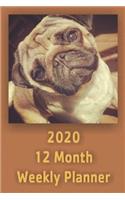 2020 12 Month Weekly Planner