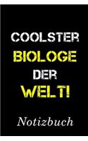 Coolster Biologe Der Welt Notizbuch