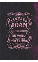 Vintage Joan Limited Edition the Woman the Myth the Legend