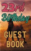 23rd Birthday Guest Book