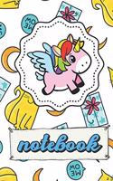 Notebook: Unicorn Note Book With Boom Skating Skateboard Pattern, Lined Paper Note Book For Girls To Draw, Sketch & Crayon or Color (Kids Teens Adult Journal 