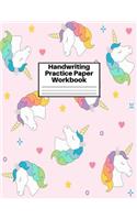 Handwriting Practice Paper Workbook