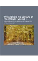 Transactions and Journal of Proceedings (Volume 1)