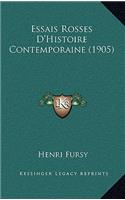 Essais Rosses D'Histoire Contemporaine (1905)