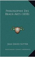 Philosophie Des Beaux-Arts (1858)