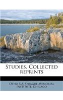 Studies. Collected Reprints