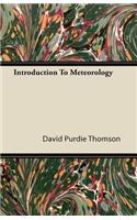 Introduction To Meteorology