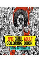 Epic Skull Adult Coloring Book