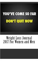Weight Loss Journal 2017 For Women and Men