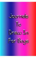 Journals To Draw In For Boys