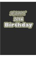Happy birthday 20th: Lined Notebook / Journal Gift, 100 Pages, 6x9, Soft Cover, Matte Finish