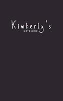 Kimberly's notebook