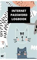 Internet Password Logbook: (5.5 x 8.5 in, 110 pages): Password Journal, Logbook, Login and Private Information Keeper, Notebook