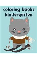 Coloring Books Kindergarten: Coloring Pages with Adorable Animal Designs, Creative Art Activities for Children, kids and Adults