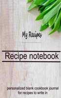 Recipe notebook