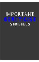 Important Geneticist Scribbles