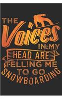 Snowboard Notizbuch: Snowboard Notizbuch die Perfekte Geschenkidee für Snowboarder oder Wintersport Fans. Das Taschenbuch hat 120 weiße Seiten mit Punktraster die dich b