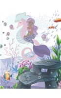 Mermaid Coloring Book Age 4