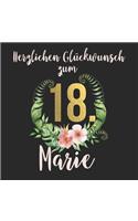 Herzlichen Glückwunsch zum 18. Marie