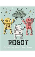 Robot Coloring Book for Boys
