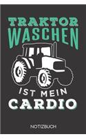 Traktor waschen ist mein Cardio