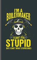 I'm Boilermaker I can't fix Stupid