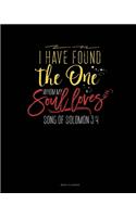 I Have Found The One Whom My Soul Loves: Menu Planner(713 Menu Planner)