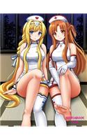 Sketchbook Plus: Sexy Anime Girls: 100 Large High Quality Sketch Pages (Alice and Asuna)