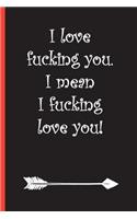 I Love Fucking You. I Mean I Fucking Love You