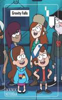 Notebook: Gravity Falls Medium College Ruled Notebook 129 Pages Lined 7 X 10 in (17.78 X 25.4 CM)
