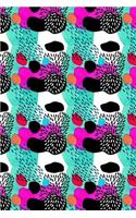 Journal Notebook Abstract Watercolor Pattern Pink and Turquiose: 110 Page Lined and Numbered Journal With Index Pages In Portable 6 x 9 Size, Perfect For Writing, Taking Notes, List Making, Journaling and Doodling(35 My Favorite Lined Journal 2)