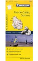 Pas-de-Calais, Somme - Michelin Local Map 301: Map