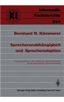 Sprecherunabhängigkeit Und Sprecheradaption