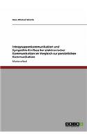 Intragruppenkommunikation und Sympathie-Einfluss bei elektronischer Kommunikation im Vergleich zur persönlichen Kommunikation